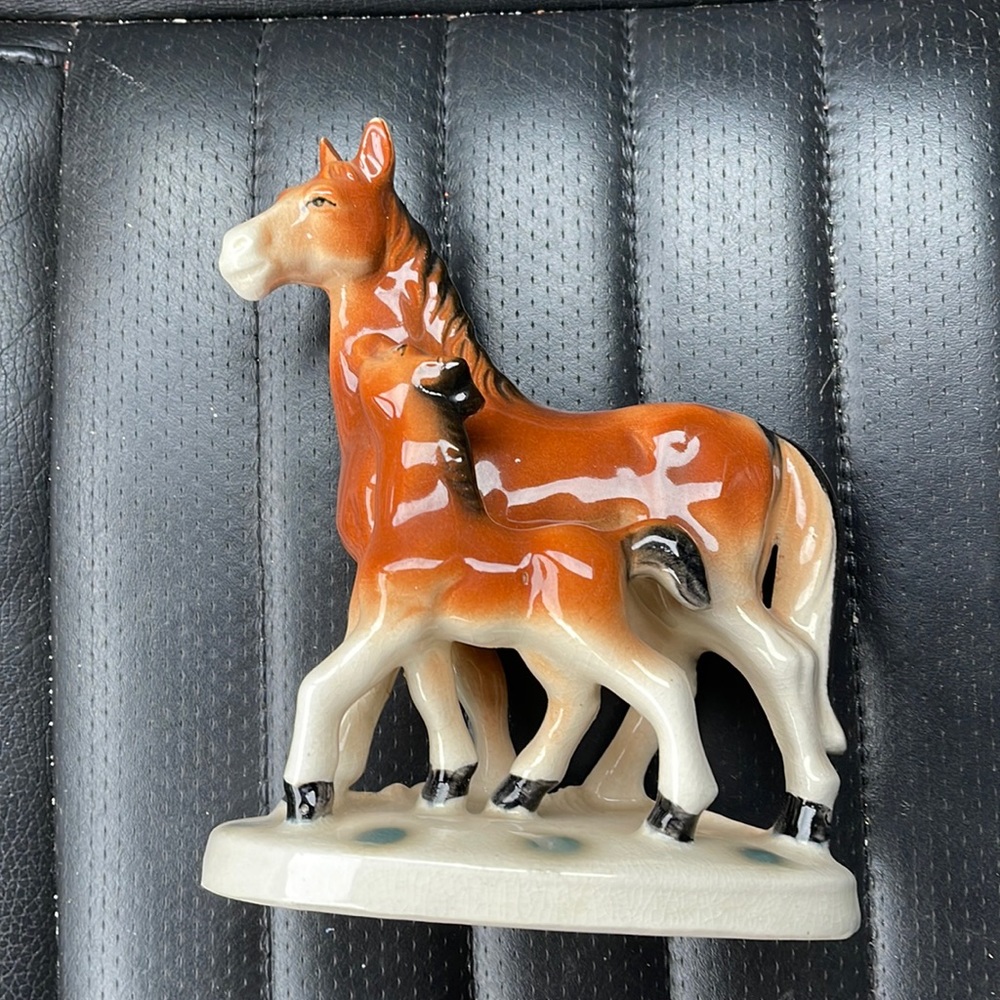Vintage made in Japan horse statue